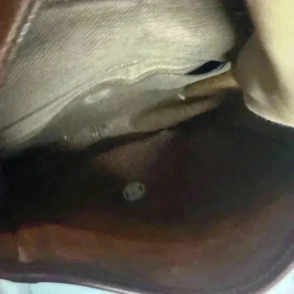 Vintage Brighton Mission Bay Flap Saddle Bag, Brown Leather - Picture 6 of 8